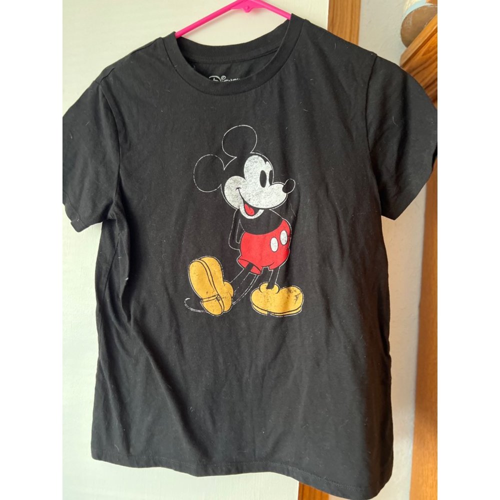 Disney Size S Black Mickey Mouse T-Shirt